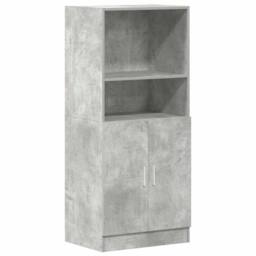 Berkfield Home Kitchen Cabinet Concrete Grey 57x41.5x131.5 cm Engineered Wood