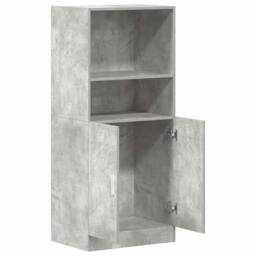 Berkfield Home Kitchen Cabinet Concrete Grey 57x41.5x131.5 cm Engineered Wood - thumbnail 5