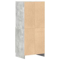 Berkfield Home Kitchen Cabinet Concrete Grey 57x41.5x131.5 cm Engineered Wood - thumbnail 7