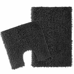 New Edge Blinds Como Bath Mat Set in Black - thumbnail 1