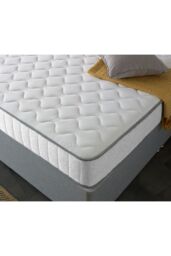Starlight Beds Victoria White Castle Hybrid Mattress Memory Foam & Spring Support - Size: EU King - thumbnail 3