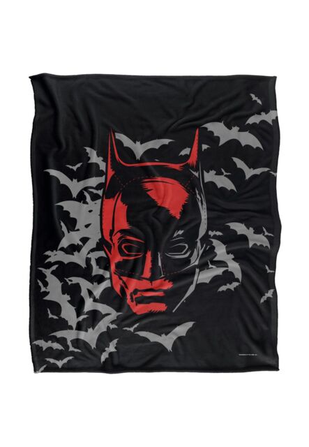 Batman The (2022) Blanket, The Mask Silky Touch Super Soft Throw Blanket 152x127 cm in White - image 1