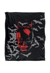 Batman The (2022) Blanket, The Mask Silky Touch Super Soft Throw Blanket 152x127 cm in White - thumbnail 1