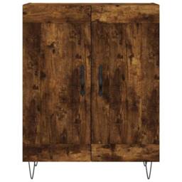 Berkfield Home Sideboard Smoked Oak 69.5x34x90 cm Engineered Wood in Brown - thumbnail 6