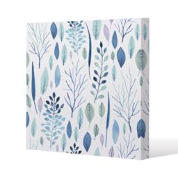 Benjamin Tate Design Winter Branches & Leaves (Canvas Print) / 127 x 127 x 4cm in Natural - Size: 127 x 127 x 4 cm - thumbnail 1