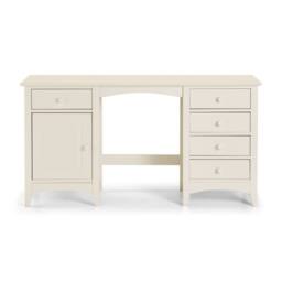 Cheshire Premium Luma Bedroom Dressing Table in Stone - thumbnail 2