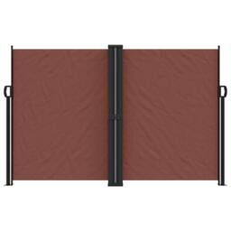 Berkfield Home Retractable Side Awning Brown 160x600 cm - thumbnail 1