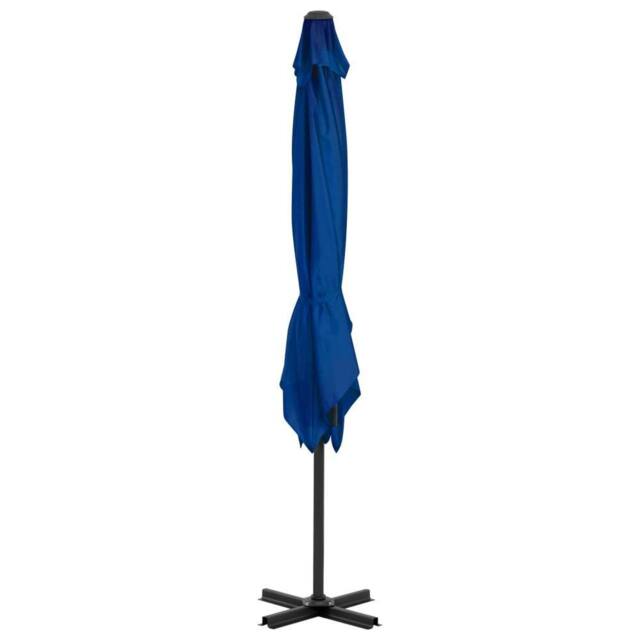 Berkfield Home Elegant Cantilever Umbrella with Aluminium Pole Azure Blue 250x250 cm - image 1