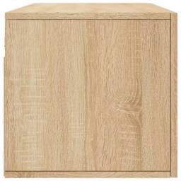 Berkfield Home Wall Cabinet Sonoma Oak 100x36.5x35 cm Engineered Wood in Light Brown - thumbnail 7
