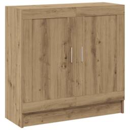 Berkfield Home Book Cabinet Artisan Oak 82.5x30.5x80 cm Engineered Wood in Brown - thumbnail 1