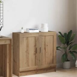 Berkfield Home Book Cabinet Artisan Oak 82.5x30.5x80 cm Engineered Wood in Brown - thumbnail 2