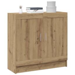 Berkfield Home Book Cabinet Artisan Oak 82.5x30.5x80 cm Engineered Wood in Brown - thumbnail 4