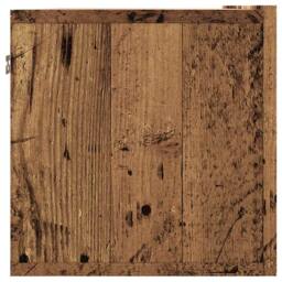 Berkfield Home Wall Mounted TV Cabinet Old Wood 100x30x30 cm Engineered Wood in Brown - Size: 100 x 30 x 30 cm - thumbnail 5