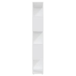 Berkfield Home Book Cabinet Room Divider White 60x24x155 cm Engineered Wood - Size: 60 x 24 x 155 cm - thumbnail 6