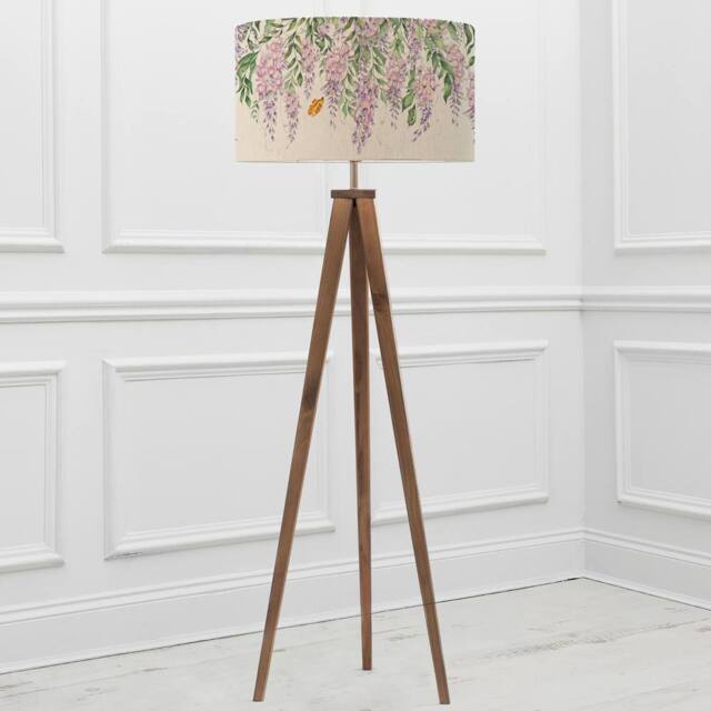 Voyage Maison Aratus Floor Lamp With Mariposa Eva Lampshade in Cream - image 1