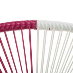 Wyld and Coco Papasan Style Garden Chairs Set 2 Multicolour PE Rattan Outdoor - thumbnail 8