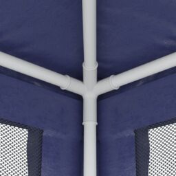 Berkfield Home Party Tent with 4 Mesh Sidewalls Blue 2x2 m HDPE - thumbnail 6