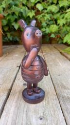 Inspirational Gifting Piglet Garden Sculpture Ornament Decor Statue in Bronze - thumbnail 5