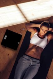 Get Fit Digital Weighing Bathroom Scale LCD Display, Automatic On/Off in Black - thumbnail 6