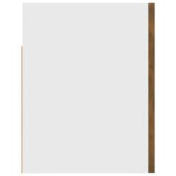 Berkfield Home Hanging Cabinet Smoked Oak 60x31x40 cm Engineered Wood in Brown - Size: 60 x 31 x 40 cm - thumbnail 6