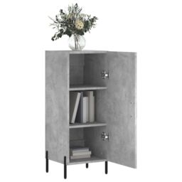 Berkfield Home Sideboard Concrete Grey 34.5x34x90 cm Engineered Wood - thumbnail 4