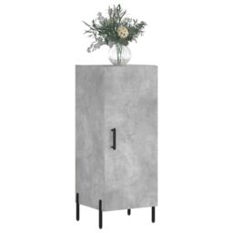 Berkfield Home Sideboard Concrete Grey 34.5x34x90 cm Engineered Wood - thumbnail 3