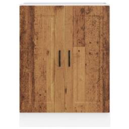 Berkfield Home Kitchen Base Cabinet¬†Porto Old Wood Engineered Wood in Brown - thumbnail 4