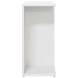 Berkfield Home Bedside Tables 2 pcs White 46.5x29x61 cm Engineered Wood - thumbnail 6