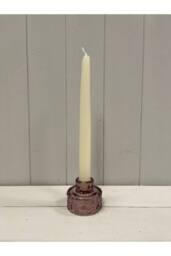 KDMD Amethyst Textured Candle Holder in Purple - thumbnail 1