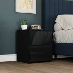 HD Designs Vida Designs Glinton 3 Piece Bedroom Set (2 Drawer Bedside Chest, 5 in Black - thumbnail 4