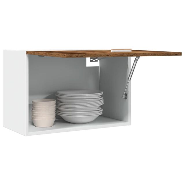 Berkfield Home Hanging Cabinet Lyon Old Wood 60x31x40 cm Engineered Wood in Brown - Size: 60 x 31 x 40 cm - image 1