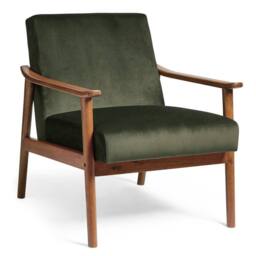 Spinningfield Fairfield Mid Century Design Forest Green Arm Chair in Dark Green - thumbnail 8