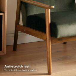 Spinningfield Fairfield Mid Century Design Forest Green Arm Chair in Dark Green - thumbnail 5
