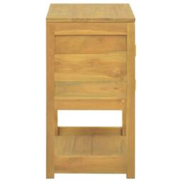 Berkfield Home Bathroom Cabinet 60x40x75 cm Solid Wood Teak in Brown - Size: 60 x 40 x 75 cm - thumbnail 4