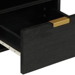 Berkfield Home TV Cabinet Black 70x33x46 cm Engineered Wood - Size: 70 x 33 x 46 cm - thumbnail 7