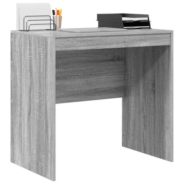 Berkfield Home Modern Desk Grey Sonoma 80x50x76 cm Engineered wood - Size: 80 x 50 x 76 cm - image 1