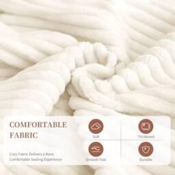 STILVORA Floor Sofa with Storage Pockets, White - thumbnail 9