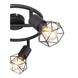 Netlighting Xara I Ceiling Spotlight Clusters Black 3x E14 - thumbnail 5