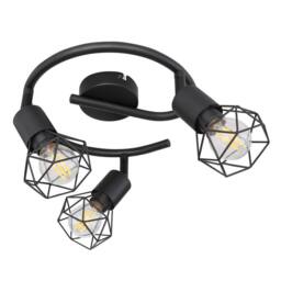 Netlighting Xara I Ceiling Spotlight Clusters Black 3x E14 - thumbnail 2