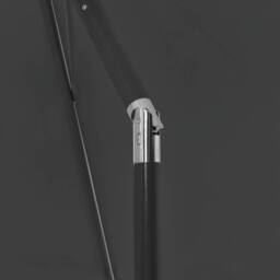 Berkfield Home Beach Umbrella Anthracite 180x120 cm in Dark Grey - thumbnail 6