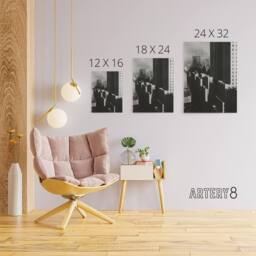 "Artery8 NY City View from the Shelton Stieglitz Canvas Wall Art Print in Grey - Size: W12"" x H16""" - thumbnail 4