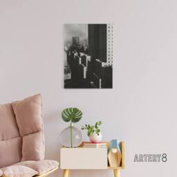 "Artery8 NY City View from the Shelton Stieglitz Canvas Wall Art Print in Grey - Size: W12"" x H16""" - thumbnail 3