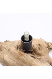KDMD DriftGlow Cotton Luna Ivory Lamp - Natural Driftwood & Soft Light - thumbnail 8