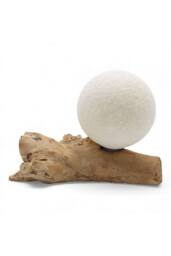 KDMD DriftGlow Cotton Luna Ivory Lamp - Natural Driftwood & Soft Light - thumbnail 7
