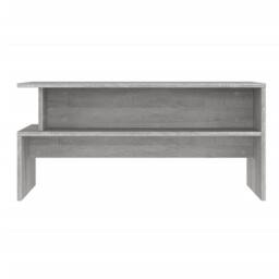 Berkfield Home Decorative Coffee Table Grey Sonoma 90x55x42.5 cm Engineered Wood - thumbnail 4
