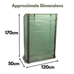 Marco Paul Greenhouse Cover Replacement Plant Protection Heavy Duty Reinforced PE in Green - thumbnail 2