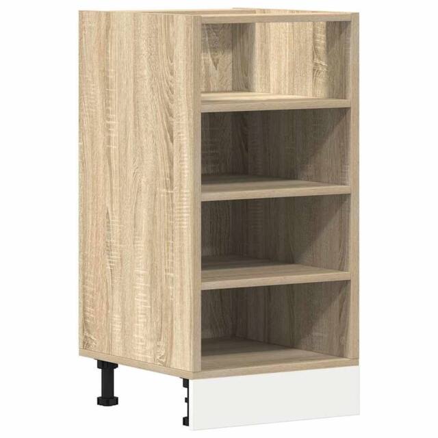 Berkfield Home Bottom Cabinet Sonoma Oak 40x44.5x81.5 cm Engineered Wood in Light Tan - image 1