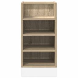 Berkfield Home Bottom Cabinet Sonoma Oak 40x44.5x81.5 cm Engineered Wood in Light Tan - thumbnail 4