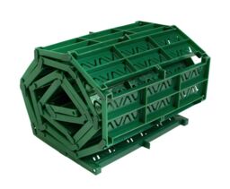 Primrose Instant Roll Out Garden Path Green Plastic Chevron 3m - Pack of 1 in Brown - thumbnail 4
