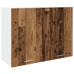 Berkfield Home Hanging Cabinet Lyon Old Wood 80x31x60 cm Engineered Wood in Brown - Size: 80 x 31 x 60 cm - thumbnail 3